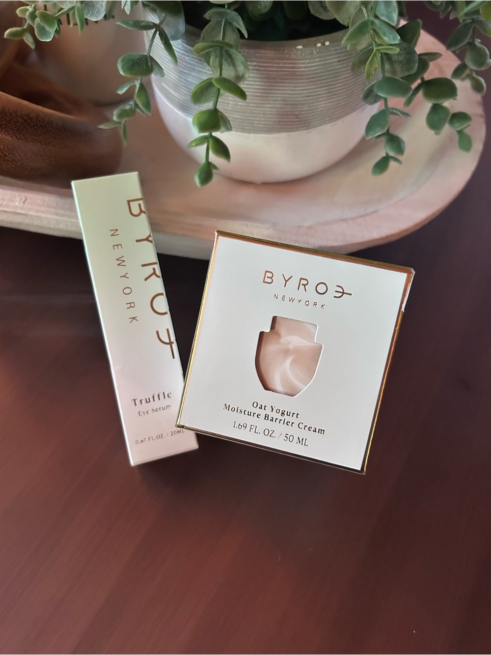 BYROE Oat Yogurt Moisture Barrier Cream & Truffle Eye Serum